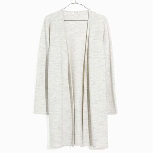 Madewell Women’s Heather Gray Wool Cardigan